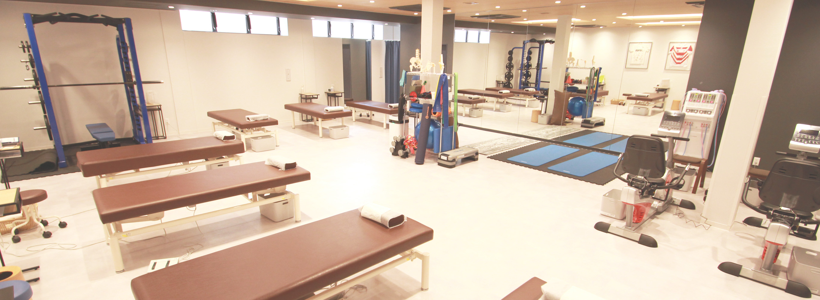 一人ひとりのペースを大切にリハビリを通じて動きやすい体を目指します