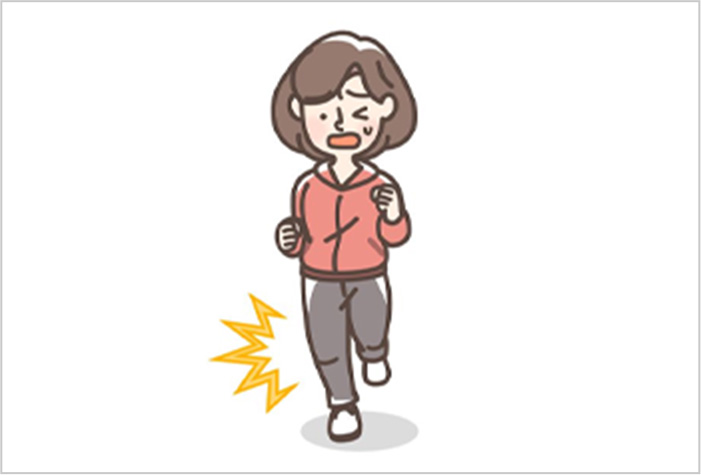 スポーツや仕事で足を使い過ぎ