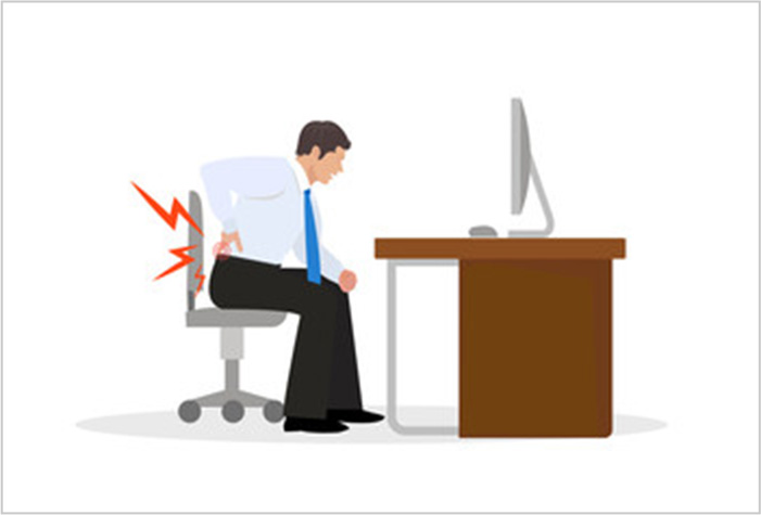 長時間の同じ姿勢（筋肉の疲労）