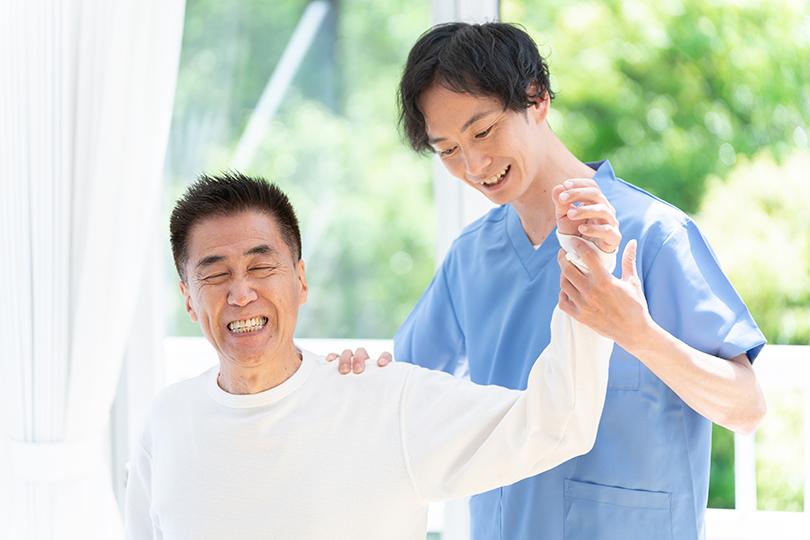 肩のリハビリ