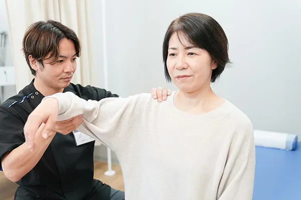 理学療法士の施術風景